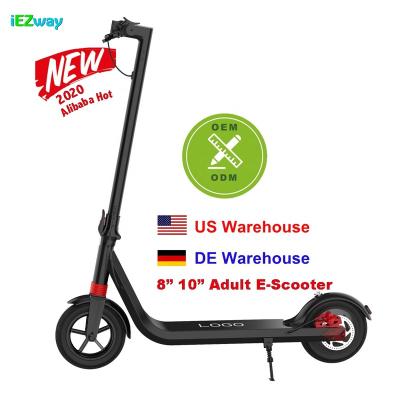 China New China 2020 Alibaba Factory Wholesale 2 Wheel Unisex Folding Electric Scooter Motorized Scooter for sale