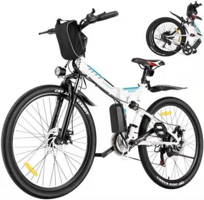 China 2022 Aluminum Alloy Europe Warehouse Drop Shipping 26 Inch 8Ah Electric Bike 350W Motor Electric Bicycle E Bike for sale