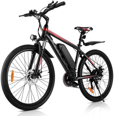 China 2022 UK Europe Warehouse Aluminum Alloy Drop Shipping 26 Inch Tire Folding 10.4Ah Electric Bicycle E Bike 350W Motor Electric Bike for sale