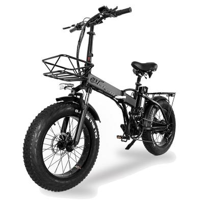 China 2021 EU USA warehouse 750w UK tax free drop shipping aluminum alloy fat tire mountain electric bike foldable electric bike electric bicycle for sale