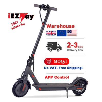 China 2021 Unisex EU USA UK Warehouse 350W Drop Shipping Foldable Electric Standing Scooter With 2 Wheels for sale