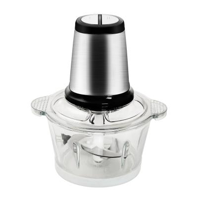 China Glass Vegetable Chopper 2L Mini Fast Spare Parts Rechargeable Household Cutter for sale