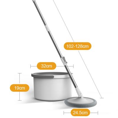 China Sustainable Household Clean Dirty Separation Shaving 2.5L Eddy Current Effortlessly Floor Bucket Mop for sale