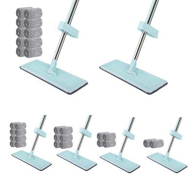 China Multi Specification Microfiber Sustainably Useful Cleaning Pad Telescopic Mop for sale