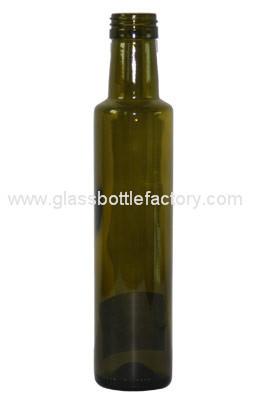 China 250ml DORICA Dark Green Olive Oil Glass Bottle for sale