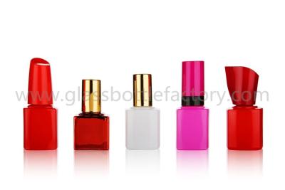 China Color Painting Glass Nail Polish Bottles for sale