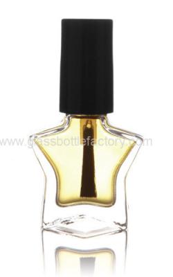 China Clear Star Glass Nail Polish Bottle for sale