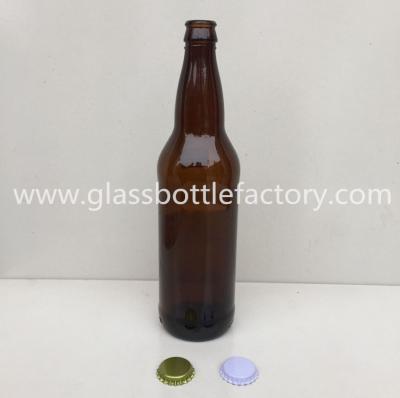 China 650ml Amber Beer Bottle for sale