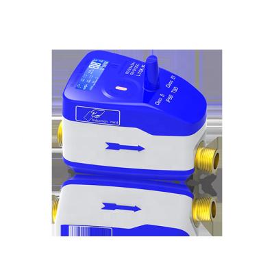 China Brass Material Quinto Prepaid Ultrasonic Water Meter with Shut-off Valve Control for sale