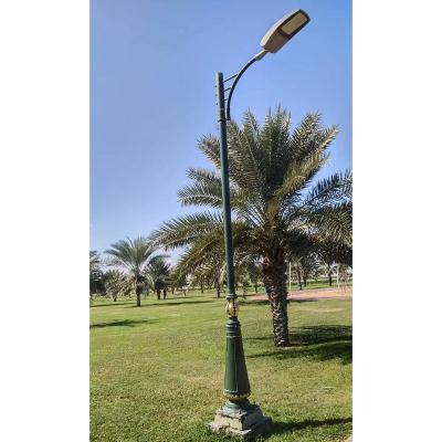 China Best Selling Garden Galvanized Steel Post Lights Poles For Garden Light for sale