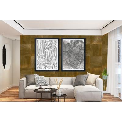 China Art Deco Home Decor Patina Dyeing Removable Wall Decal for sale