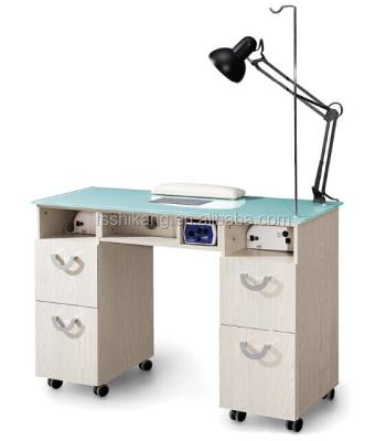 China Nail Table Nail Salon EURO And US Nail Table With Exhaust Fan zu verkaufen