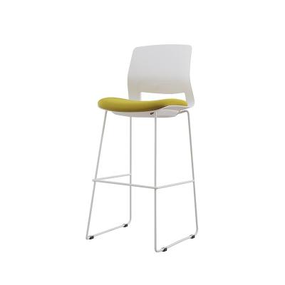 China Modern Nordic simple patio kitchen counter furniture outdoor bar stool plastic chair for sale