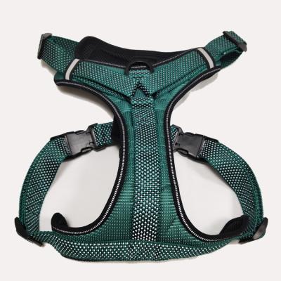 China OEM Factory Custom High Quality Reflective Pets Harness, Adjustable Strap Dog Harness Reflective Neck Pet Harness for sale