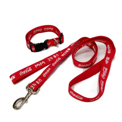 China Customized High Quality Collar and Leash for PETS Metal Buckle Dog Collar for sale