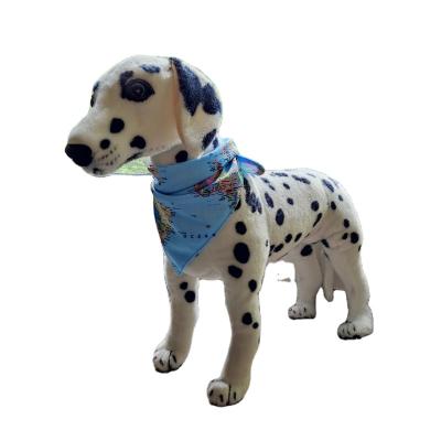 China Wholesale Breathable Bandana Stocked Cailco Polyester Dog Printing Pet Hang Out Decoration Cute Bandanas for sale