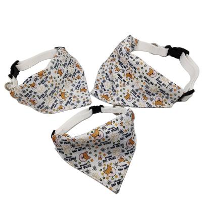 China Sustainable Competitive Pet Bandana With Customized Sublimation Logo for sale