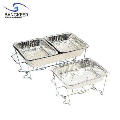 China Full Size Foldable Economy Food Warmer Wire Friction Chrome Plated Dish Rack for sale