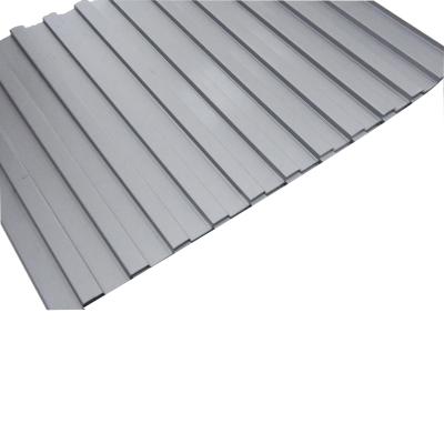 China Decoration 0.5mm Thickness Metal Roofing Sheet Galvalume Gray Color Coated Corrugated Steel Sheet for sale