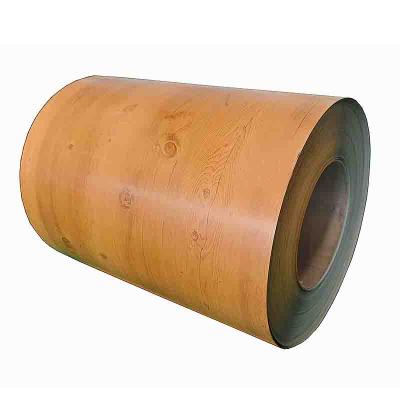 China Making Pipes Color T691 T6 Aluminum Roll Coated Prepainted Aluminum Coil T6 Wood Pattern ppgi for sale