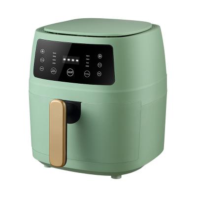 China 2021 New Arrival 1350W Professional Food Grade Easy Air 5L Oil Free Green Electric Deep Fryer for sale