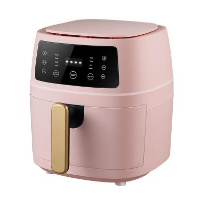 China New Kitchenware 6L High Speed ​​Easy Clean Stainless Steel Electric Air Fryer Without Oil Household Electric Deep Fryer for sale