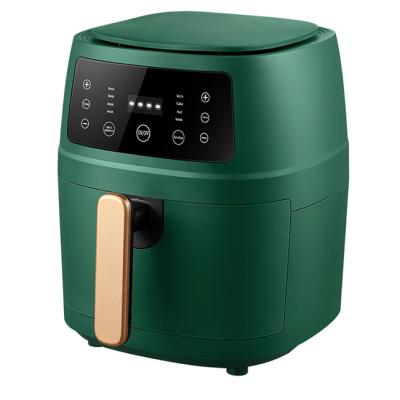 China New Kitchenware 1400W Electric Power Hot Air Fryer 6L Stainless Steel Easy Electric Air Fryer Without Oil for sale