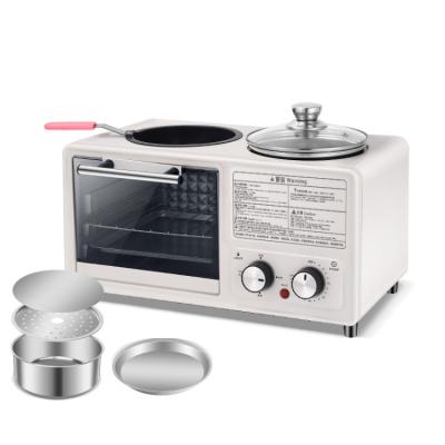 China 2021 Hot Sales Easy Baking Oven Frying Pan Steamer Waffle Maker 4 in 1 Multifunctional Breakfast Machine for sale