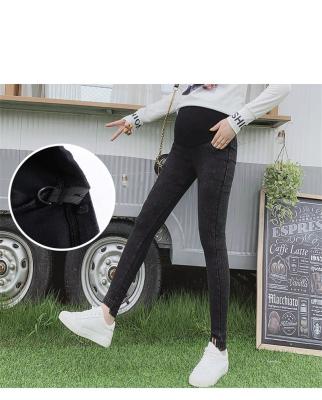 China Anti-allergy 2019 new autumn pregnant women stretch jeans for sale