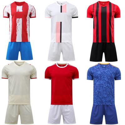 China 2021-2022 Custom Sublimation Quick Dry Soccer Jersey Camisetas De Futbol Football Kit Jersey Soccer Wear for sale