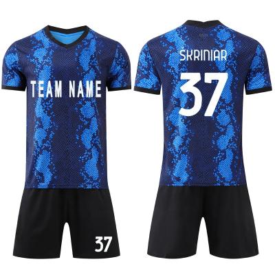 China Latest Thai Quality Soccer Sublimation Comfortable Model Uniform Blank Soccer Jersey 2021/2022 for sale