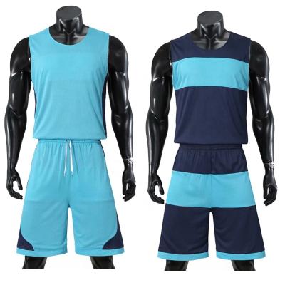 China Wholesale Breathable 100% Polyester Logo Reversible Basketball Jerseys Custom Made for sale