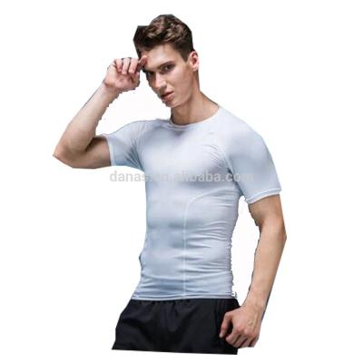 China High Quality Antibacterial Sports Fitness T-shirt Running Gym Wear Men for sale