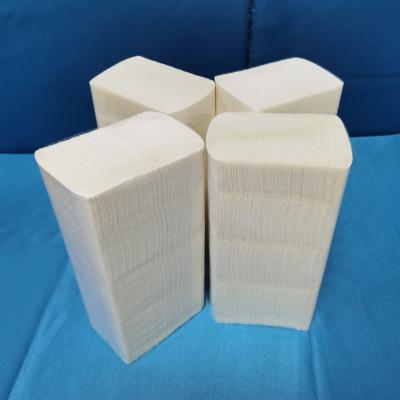 China White 1ply Pack Soft Virgin Hand Towel Wood Pulp Inter-Folded Strong Wet Water Paper Towel Embossed Hot Selling Tissue Paper For Hand Cleaning for sale