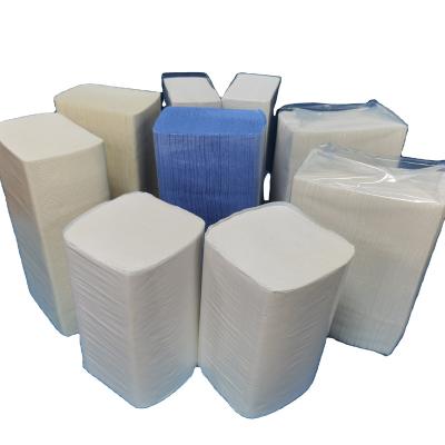 China Mix Wood Pulp Hot Selling Tissue Paper Embossing Inter Folded 1ply Wood Pulp Strong Wet Water Paper Towel Virgin White White For Hand Cleaning for sale