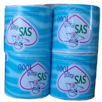 China Recycled pulp scented toilet paper, economic household use toilet paper tissue, clean tissue with hot sale for sale