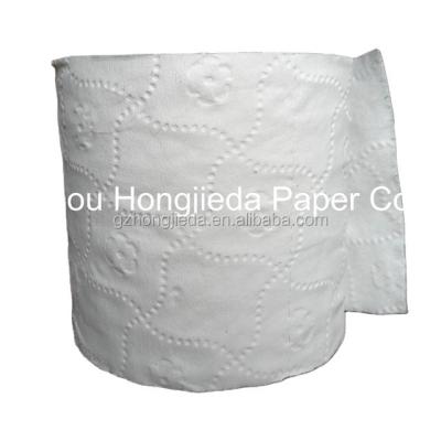 China Recycled Pulp 2ply Embossed Recycled Pulp Toilet Paper Tissue Paper for sale