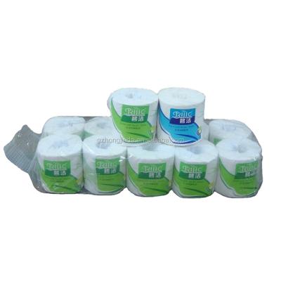 China Recycled Pulp Recycled Pulp Toilet Tisse Paper / Bathroom Tissue Paper for sale