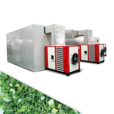 China Food Processing PLC Energy Saving Green Onion Drying Machine Shallots Hot Air Dryer Cabinet for sale