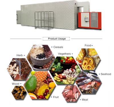 China Food Processing Heat Pump Cassava Drying Machine Price Black Pepper Dryer for sale