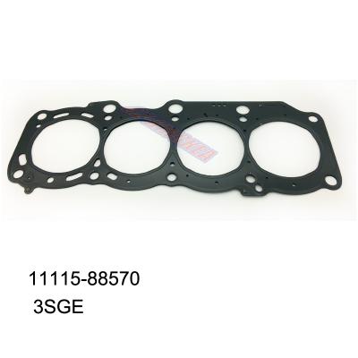 China Engine Parts Auto Engine Parts Cylinder Cover Valve Head Gasket 11115-88570 Auto Engine 3SGE Metal for sale