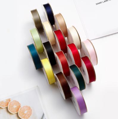 China High Grade Premium Soft Luster Color High Grade Cotton Ribbon For Decoration 2021 Latest Wholesale Merry Christmas Ribbon for sale