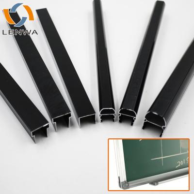 China LENWA Whiteboard and Bulletin Boards Factory 6063-T5 Blackboard and Photo Frame ALUMINUM Profiles Mill Finish Silver or Anodized for Blackboard Bulletin Boards for sale