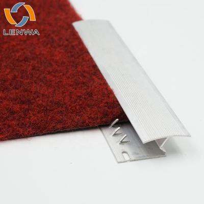 China Modern LENWA Factory Z Shape Carpet Track Strip For Transition Between Wooden Floor And Carpet for sale