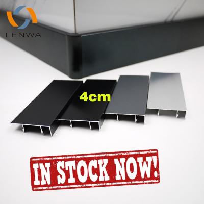 China Modern LENWA ALUMINUM Ready To Board Interlock Skirting Board For Floor Mount for sale