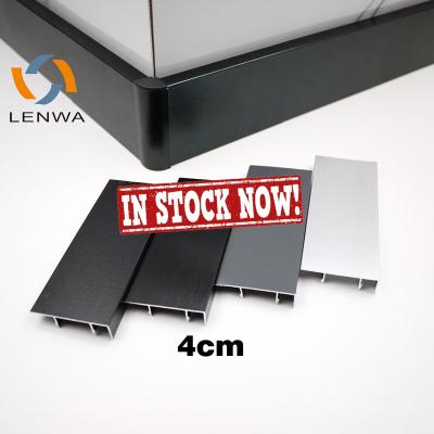 China Aluminum Floor Casting & Trim LENWA ALUMINUM Ready To Boat Floor Casting Contemporary Stepped Skirting Floor Boards To Cover From Wall To Wallpaper for sale