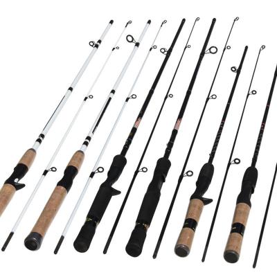 China Factory New 1.8m High Quality Carbon 2 Section Fishing Rod M Lure Casting Fishing Rod for sale