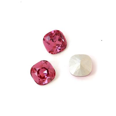 China Jewerly Clothing.etc ready to ship 8mm square point crystal stones back for jewelry for sale