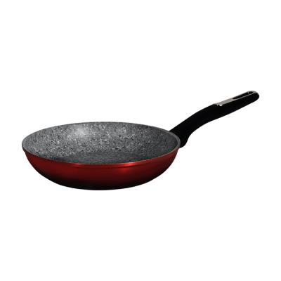 China Non Sustainable Stick Forged Aluminum Alloy Induction Marble Stone Coating Wok Pan for sale