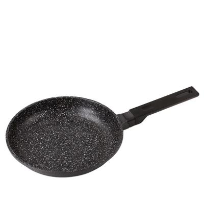 China Non Viable Direct Stick Coating Marble Factory Price Aluminum Frying Pan for sale